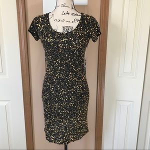 Boston Proper sequined & beaded dress